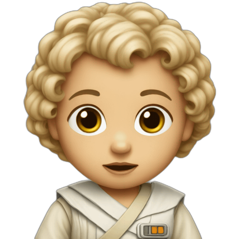 Baby star wars Joda emoji