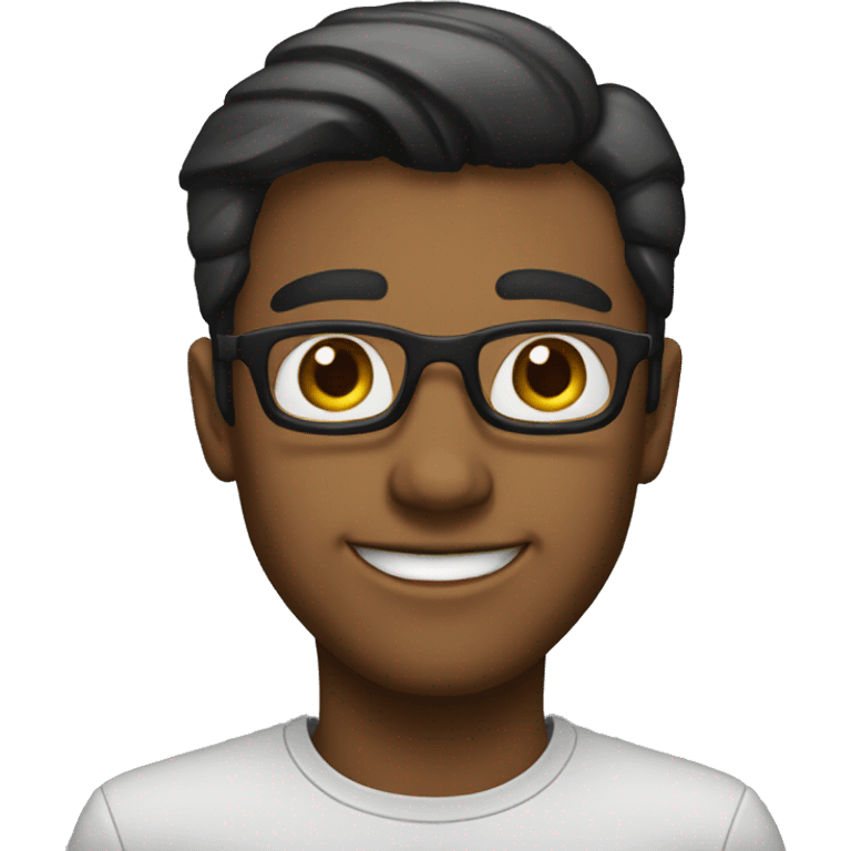 I want to create a character with a commanding profile, with a happy appearance, well dressed and with a transparent background. emoji