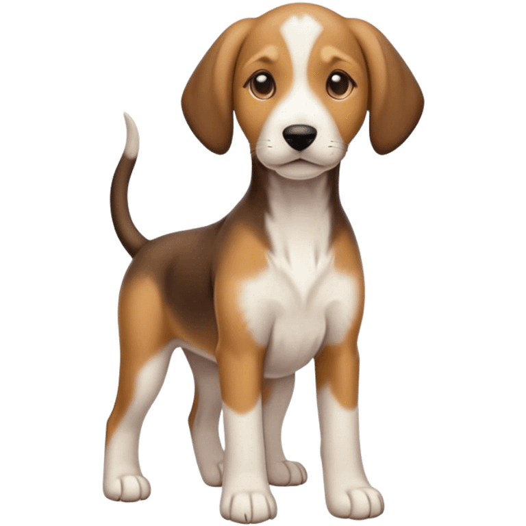 hound puppy full body emoji