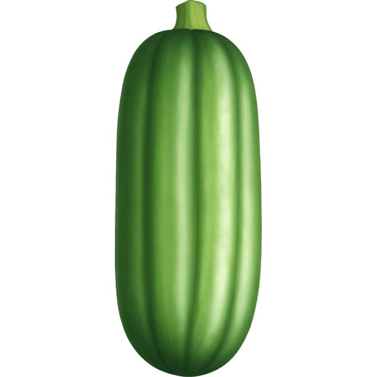 A long cucumber emoji