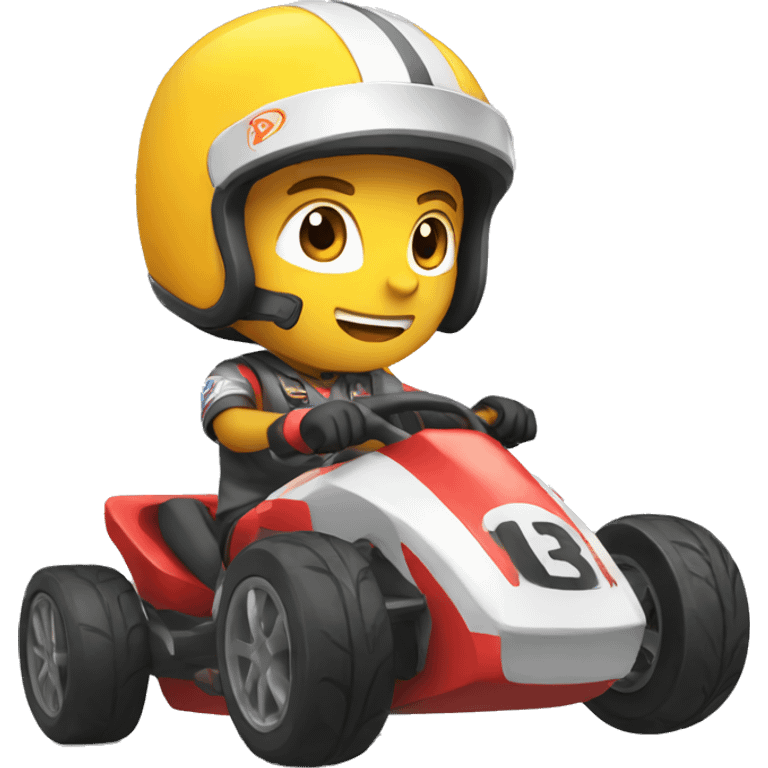 Gamer racing emoji