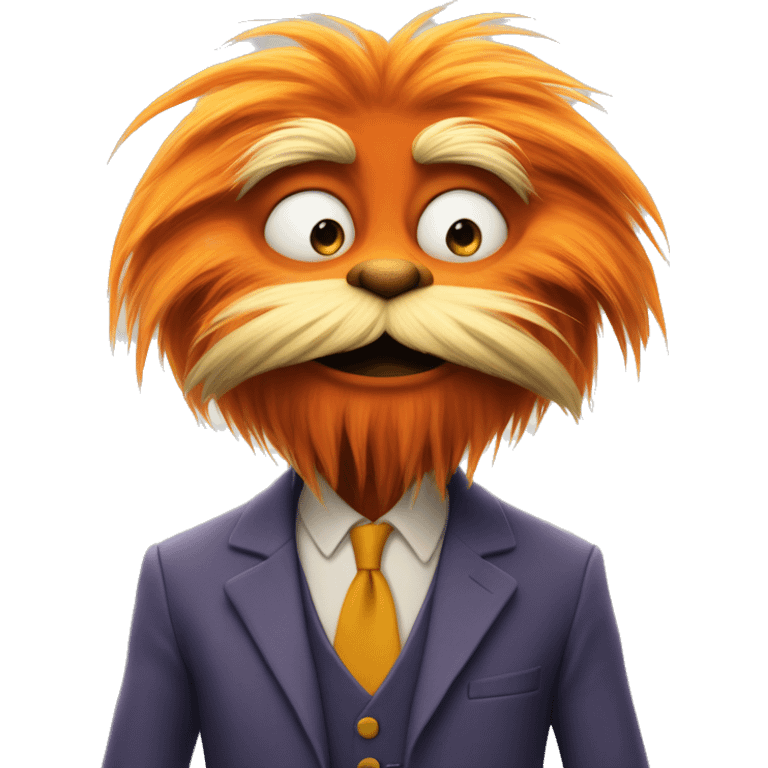 lorax with some attitude emoji