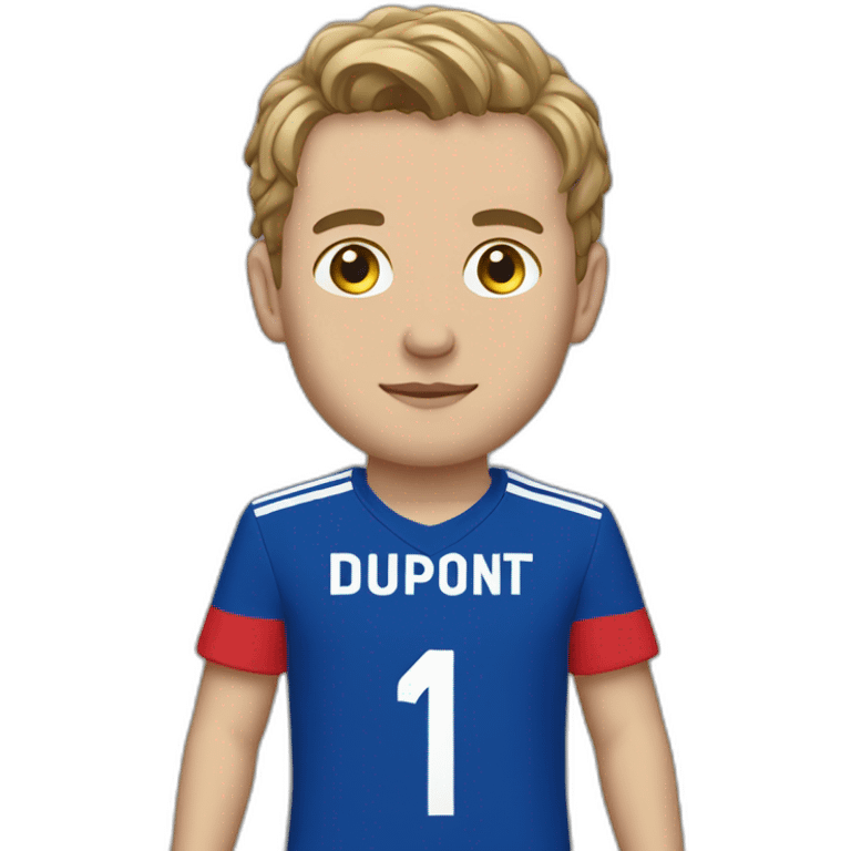 antoine dupont with france shirt emoji