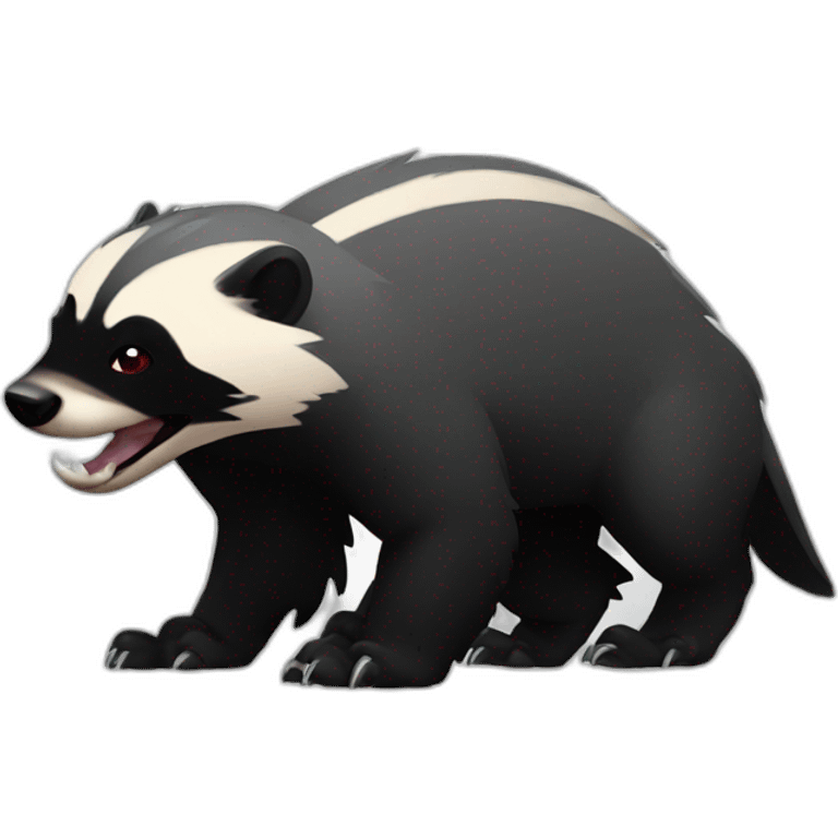 Badass honey badger emoji