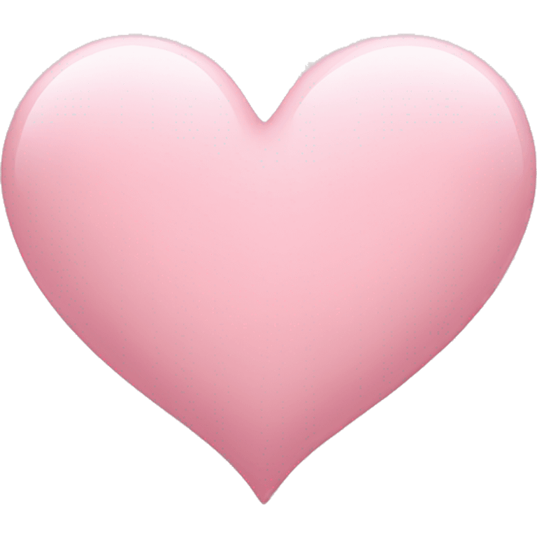 light pink heart  emoji