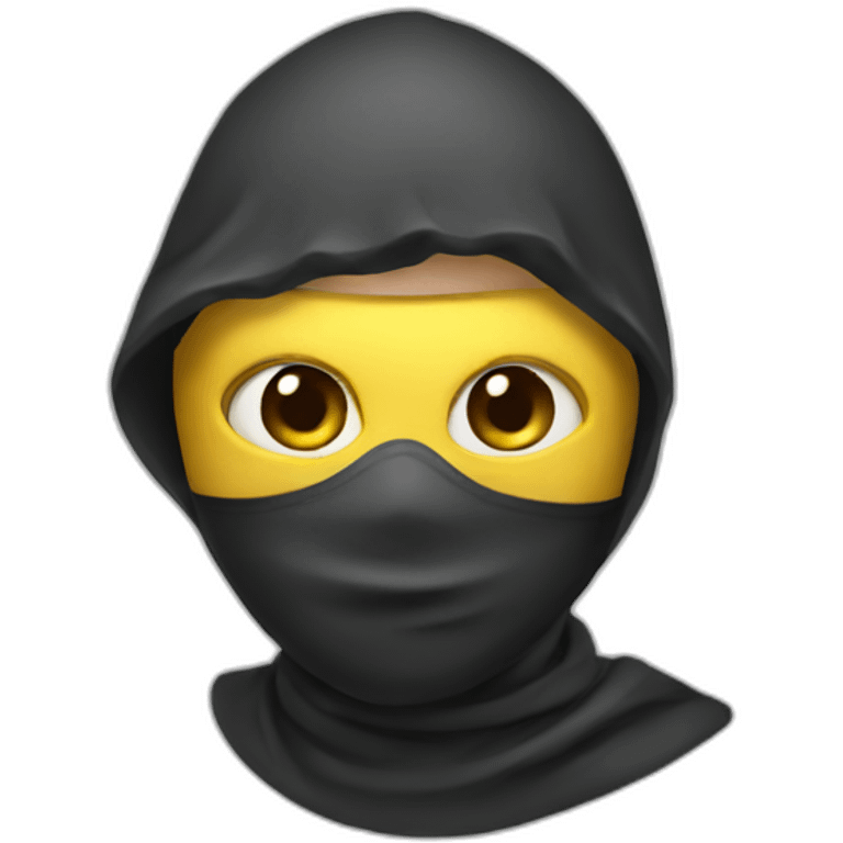 theif with mask emoji