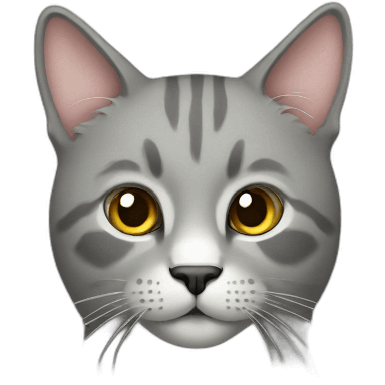 cat grey beer emoji