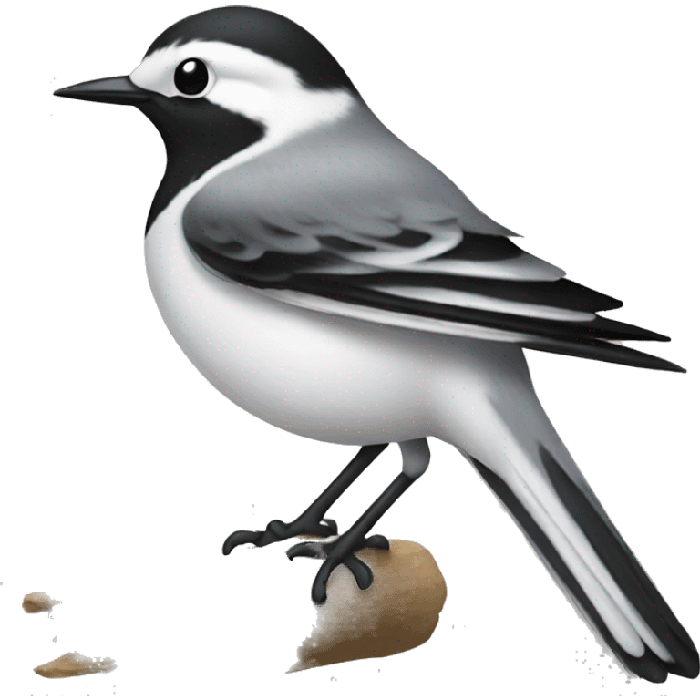 White wagtail emoji