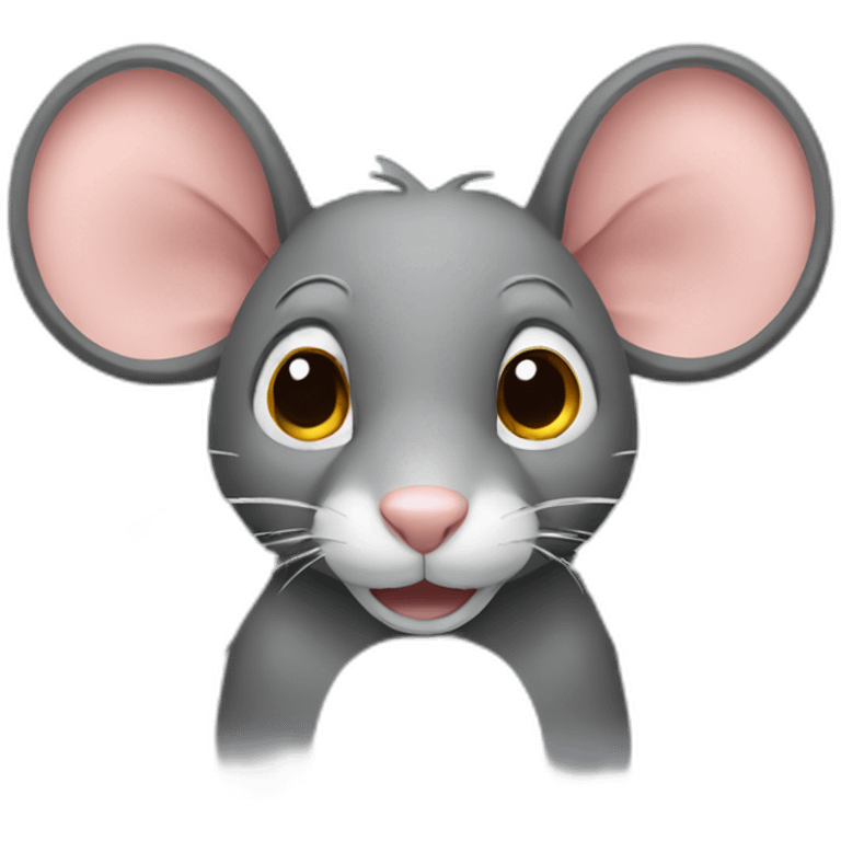 Rat holding his ears emoji