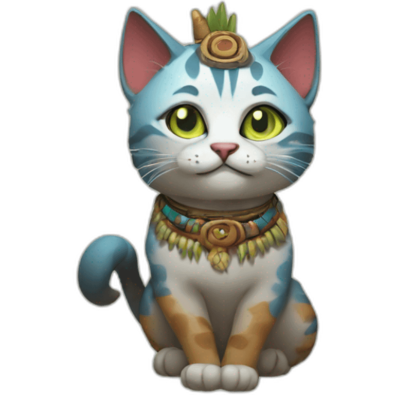 shaman cat emoji