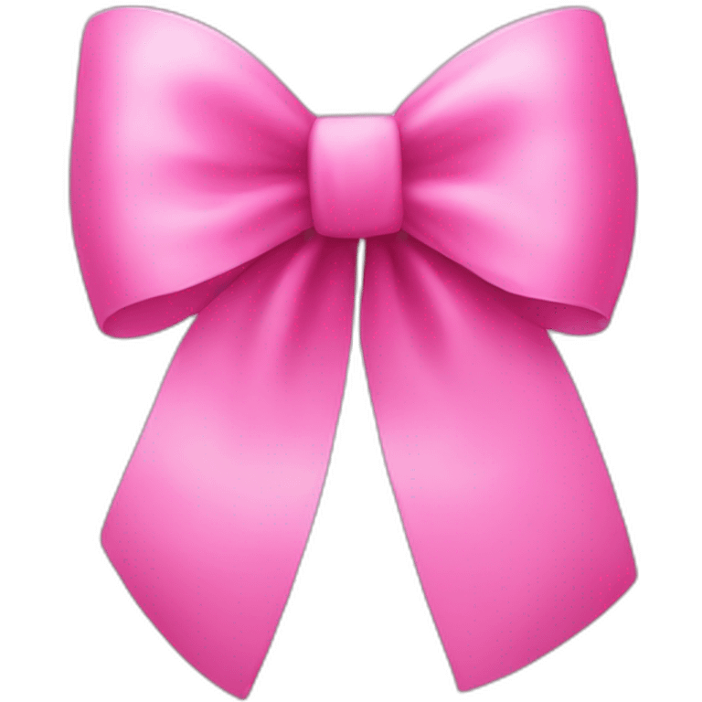 Pink bow emoji