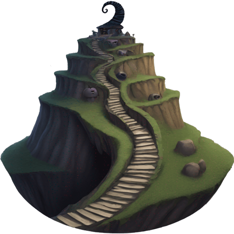 Nightmare Before Christmas Spiral Hill emoji