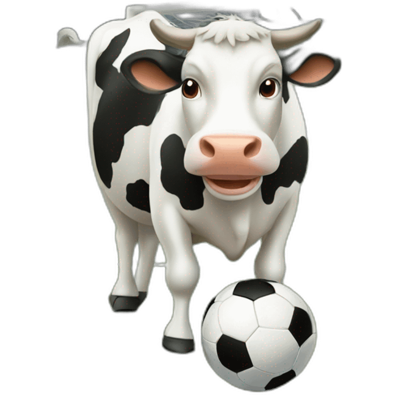 cow soccer emoji