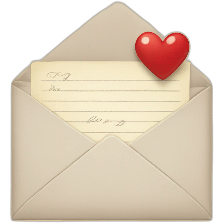 love letter emoji