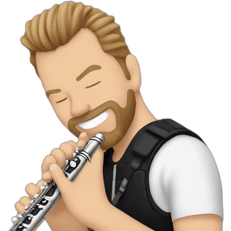 james hetfield playing flute emoji