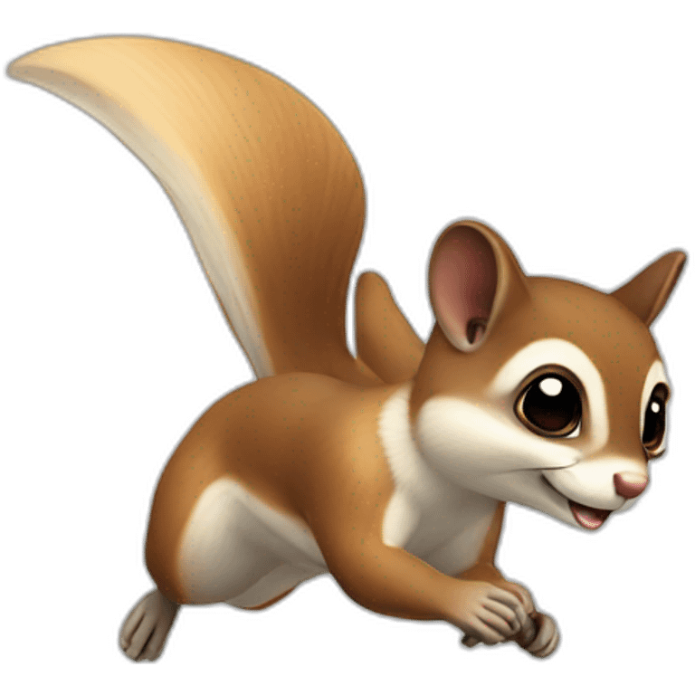 flying squirrel emoji