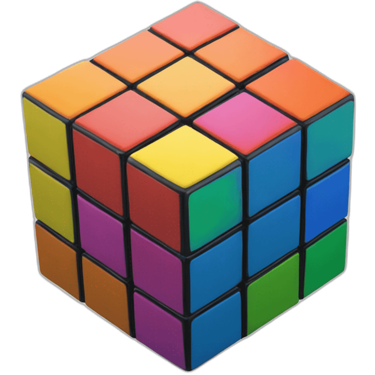 big rubik cube emoji