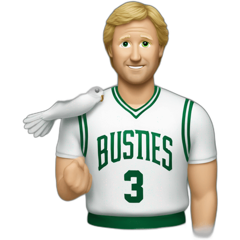 Larry Bird Christmas emoji