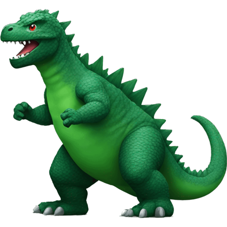 green godzilla emoji