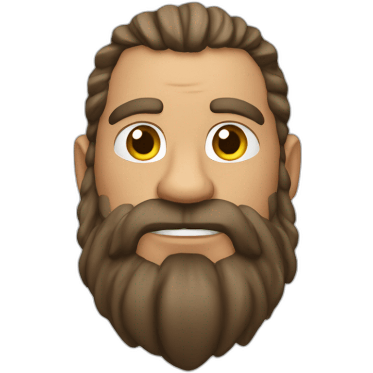 Vikingo calvo emoji