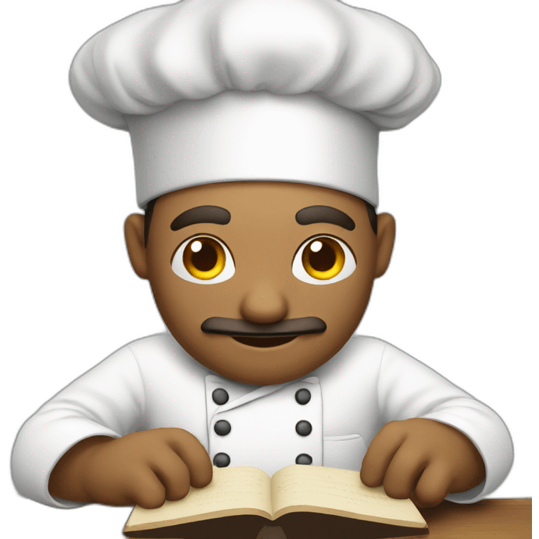 chef reading emoji