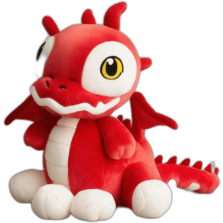 red chinese dragon jellycat baby ball emoji