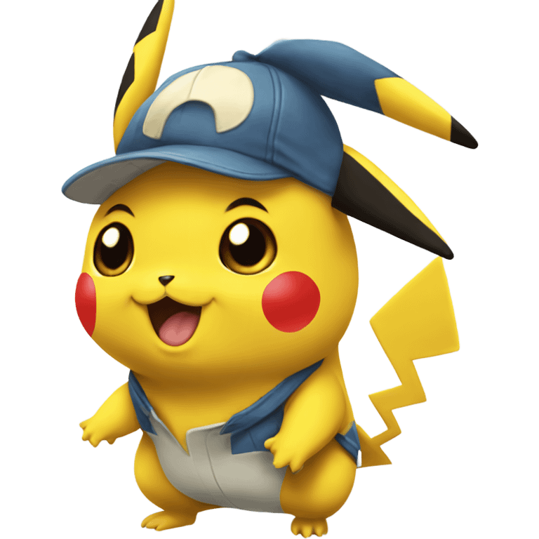 Pikachu from Pokémon  emoji