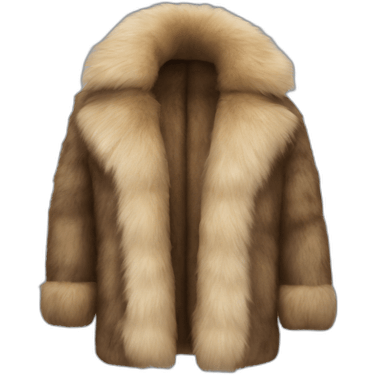 Fur coat emoji