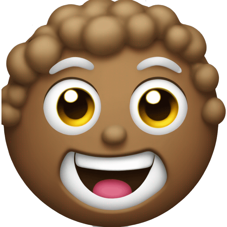 crazy poop emoji emoji