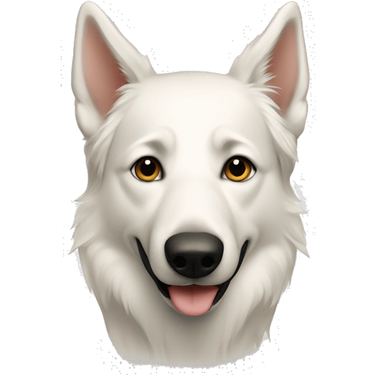 White shepherd  emoji