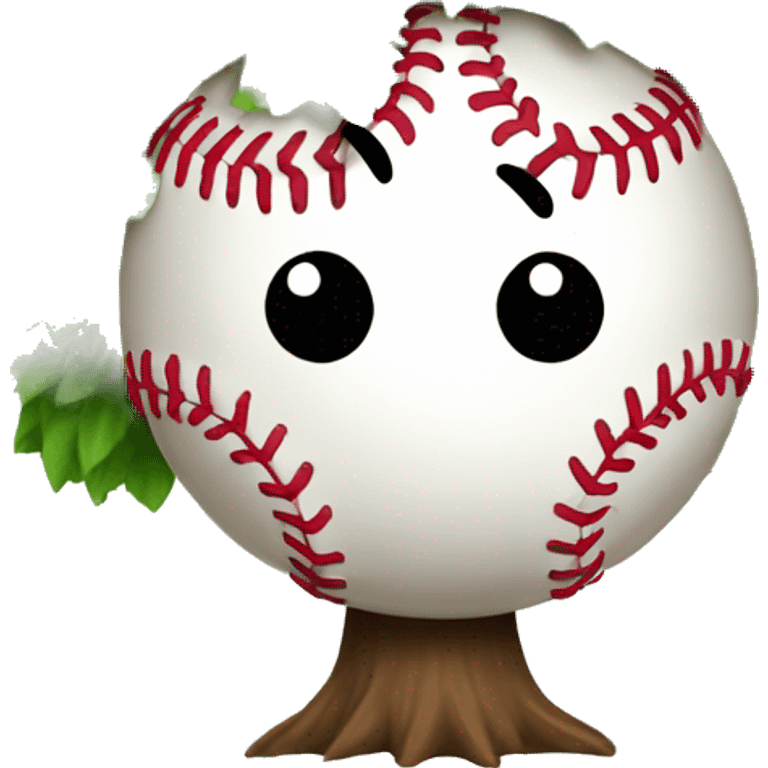 a baseball tree emoji