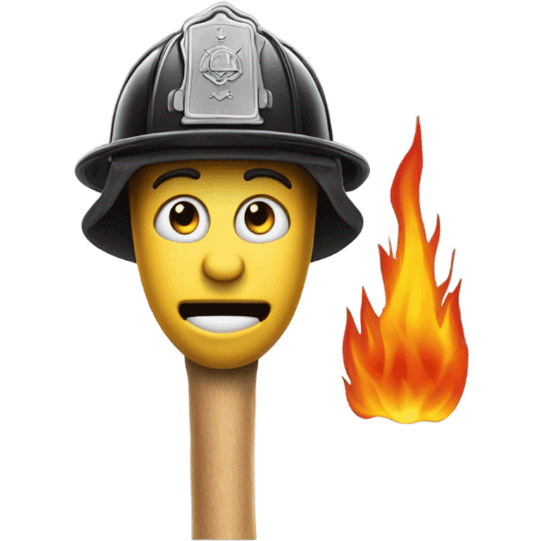 Fireman stick figure drooling emoji