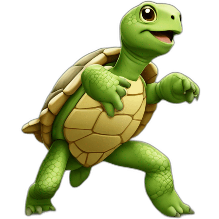 Tortue qui dance emoji