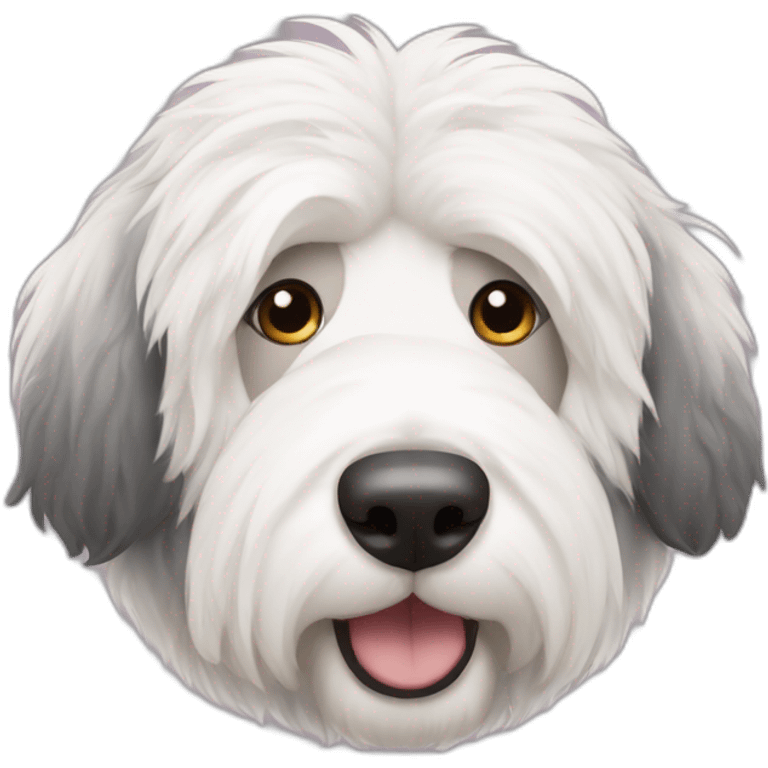 Old English sheepdog emoji