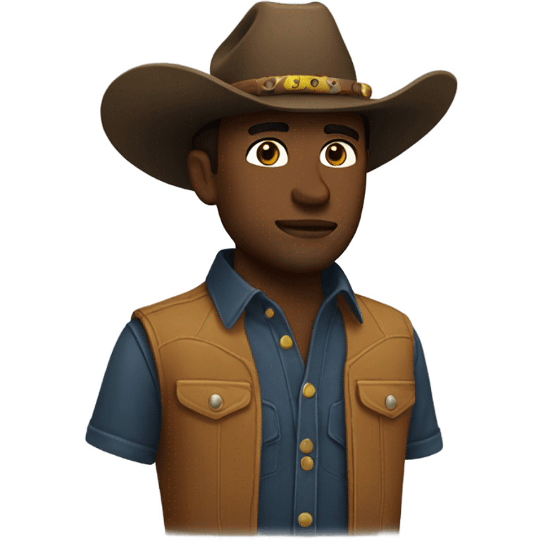 Modern cowboy  emoji