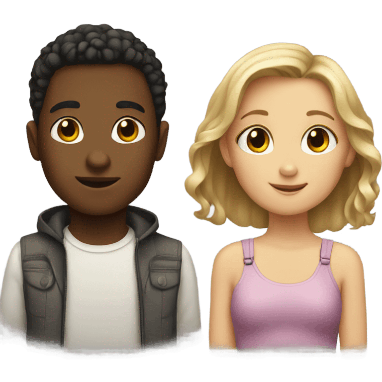 Boy and girl emoji