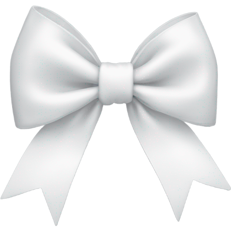 White bow emoji