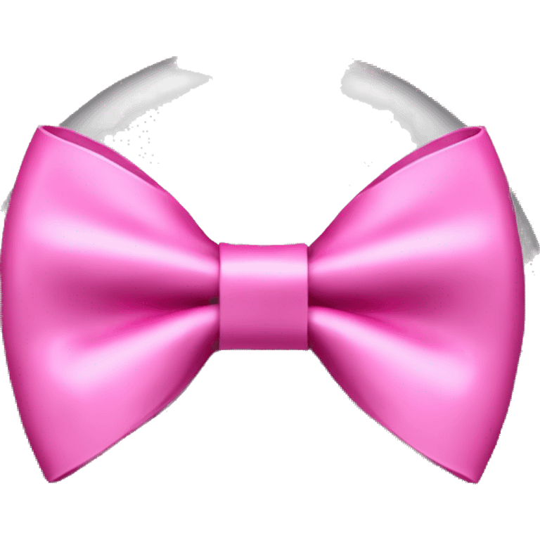 Pink bow ontop of a Glock emoji