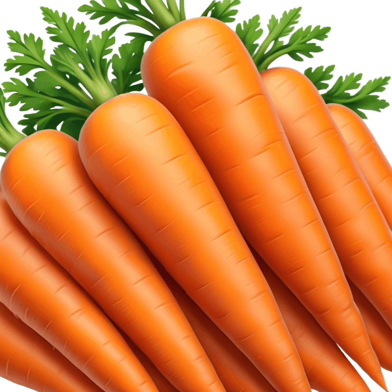 portrait of carrot emoji