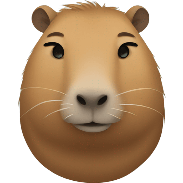 Sleepy capybara emoji