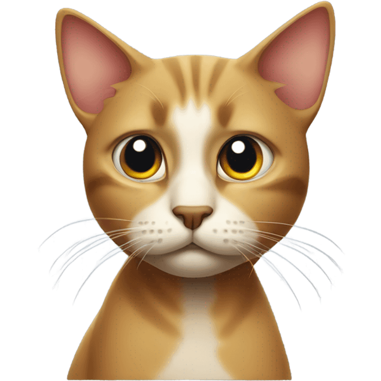 Suspicious cat emoji