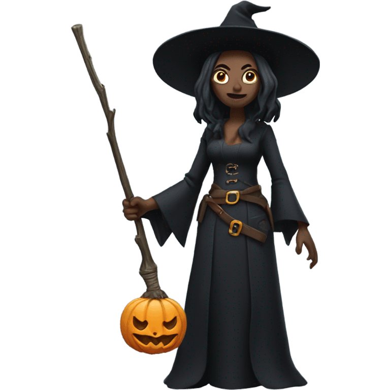 Witch with gun emoji