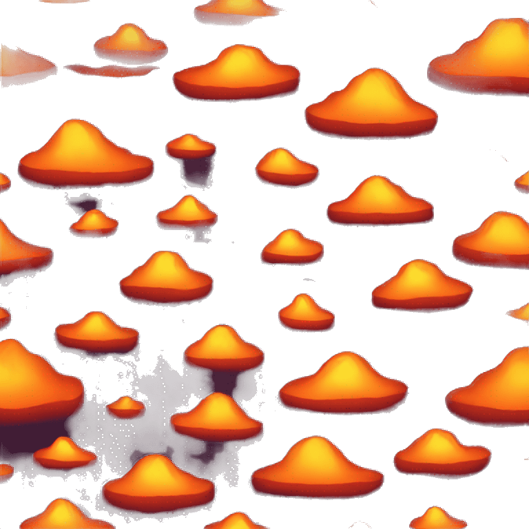 lava flowing emoji