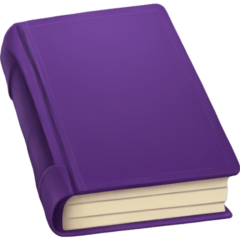 small purple book emoji