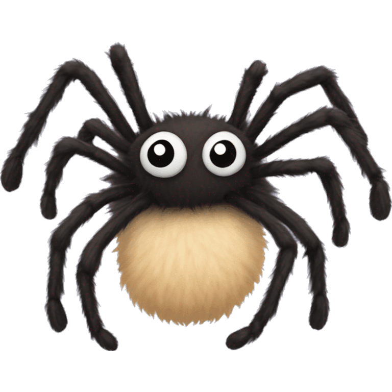 Fluffy spider emoji