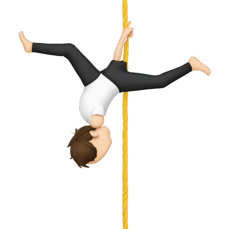 elon musk doing a handstand on a tightrope emoji