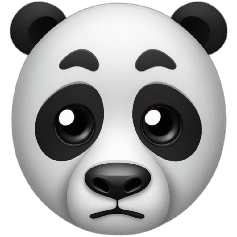 Panda suspicious emoji