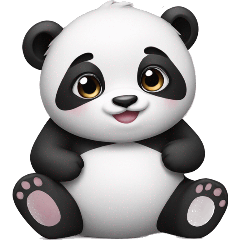 panda love emoji