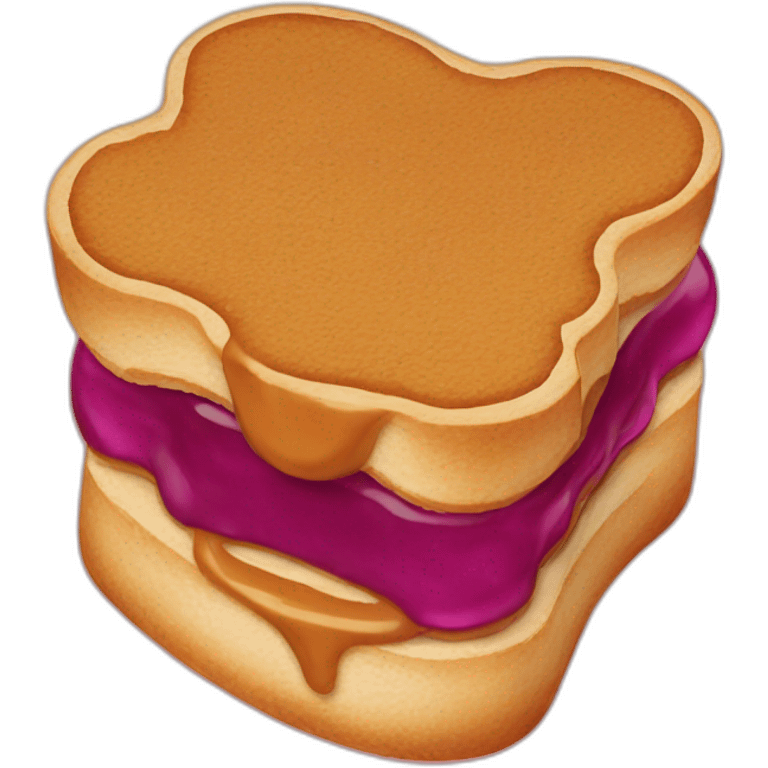 Tartine peanut butter jelly emoji