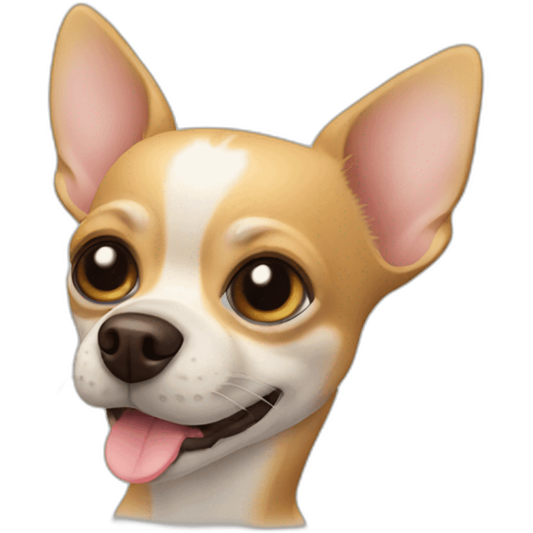 Chihuahua drunk emoji